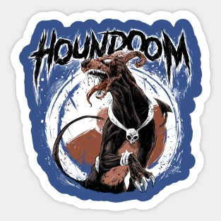 Houndoom Metal Sticker